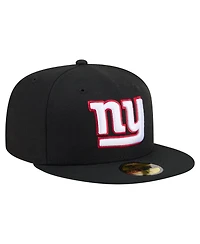 New Era Men's Black York Giants 59FIFTY Fitted Hat