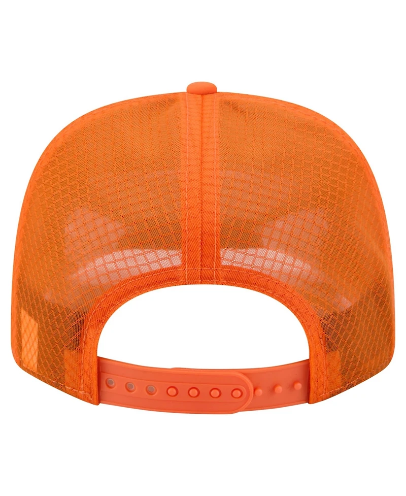 New Era Men's Orange Denver Broncos Micro Badge 9SEVENTY Adjustable Hat