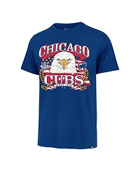 '47 Brand Men's Royal Chicago Cubs Americana Eagle T-Shirt