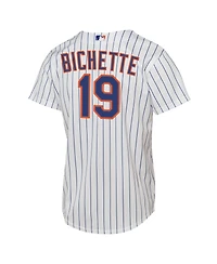 Nike Big Boys and Girls Bo Bichette White New York Mets Home Baseline Jersey