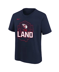 Nike Big Boys and Girls Navy Cleveland Guardians Hometown Collection T-Shirt