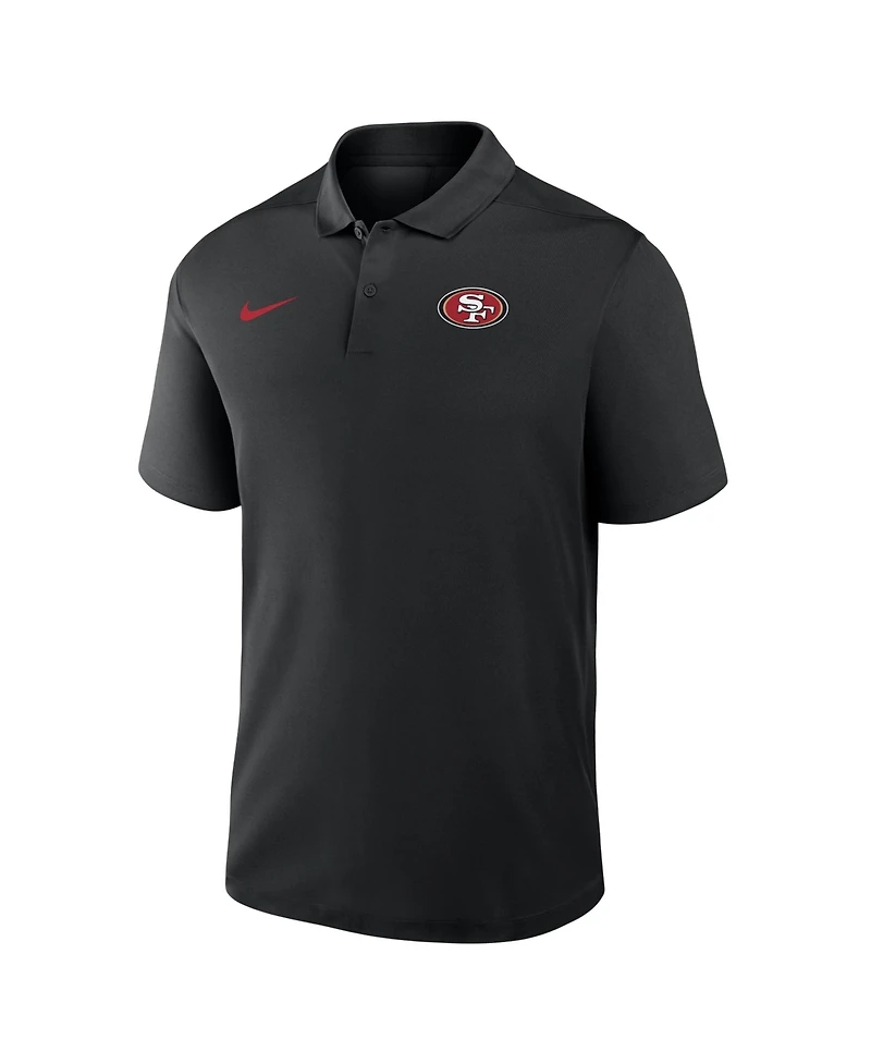 Nike Men's Black San Francisco 49ers Dri-fit Victory Polo Shirt
