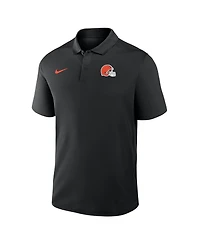 Nike Men's Black Cleveland Browns Dri-fit Victory Polo Shirt