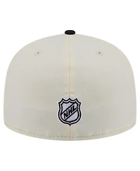 New Era Men's Cream Chicago Blackhawks 250th Anniversary of the United States Two-Tone 59FIFTY Fitted Hat