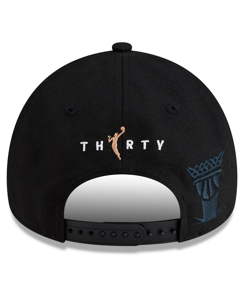 New Era Men's Black New York Liberty 2026 Wnba Commissioner's Cup Champions A-Frame 9FORTY Adjustable Hat