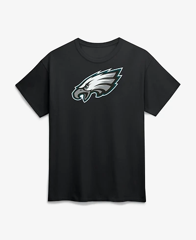 Logo Athletic Men's Black Philadelphia Eagles Primary T-Shirt
