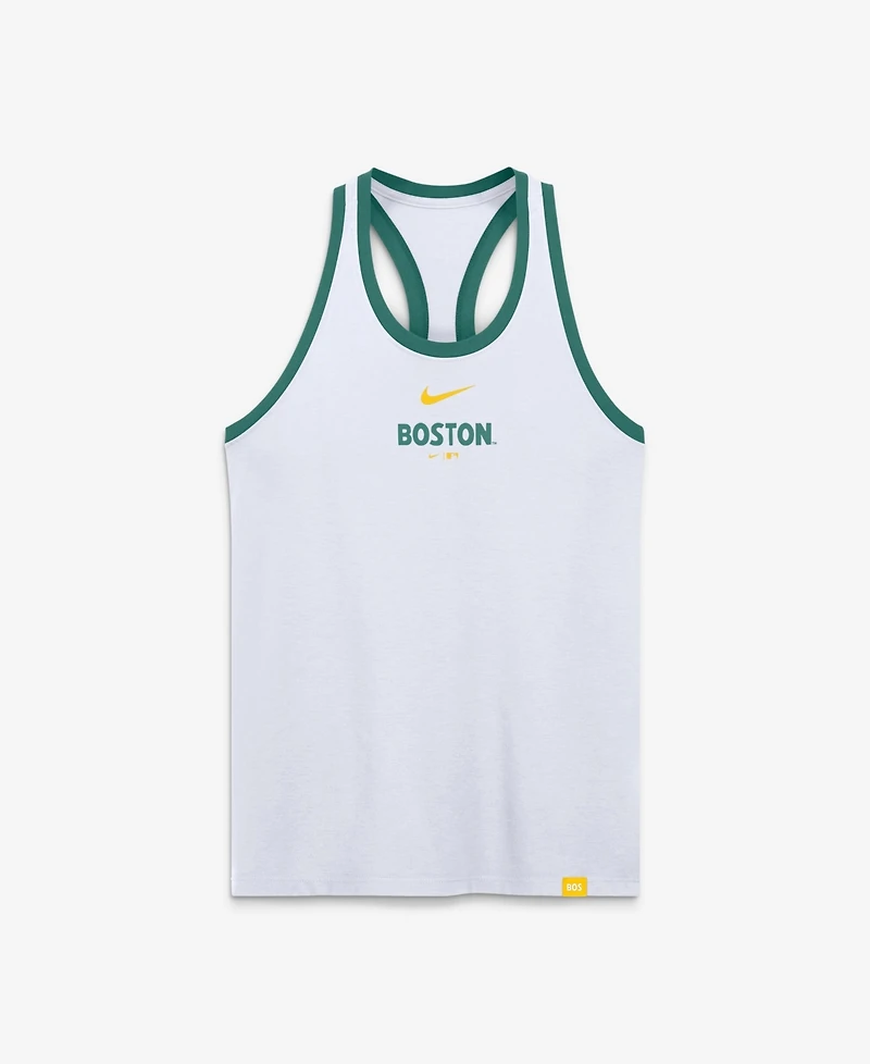 Nike Women's White Boston Red Sox City Connect Script Tri-Blend Dri-fit Tank Top