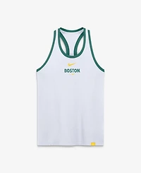 Nike Women's White Boston Red Sox City Connect Script Tri-Blend Dri-fit Tank Top