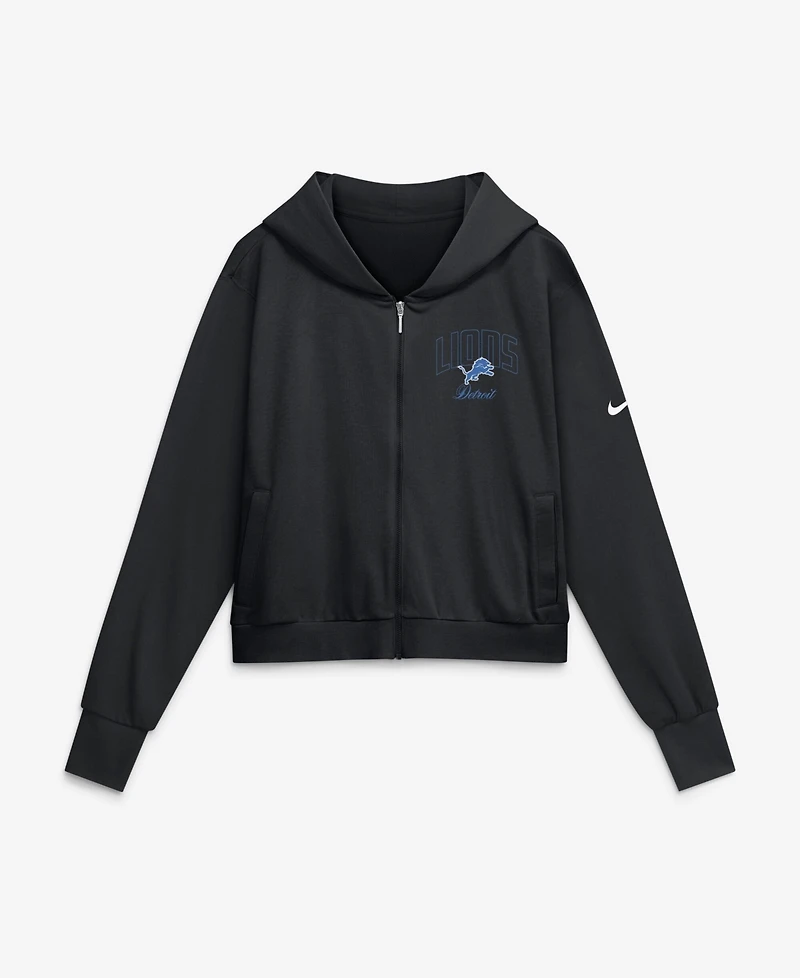 Nike Women's Black Detroit Lions Primetime Full-Zip Hoodie