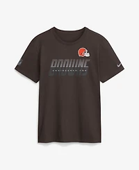 Nike Men's Brown Cleveland Browns Sideline Dri-fit T-Shirt