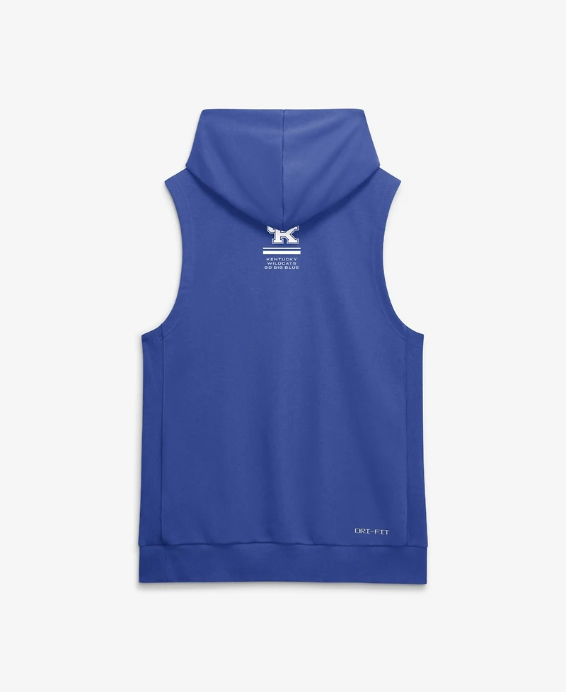Nike Men's Royal Kentucky Wildcats 2026 Sideline Sleeveless Dri-fit Hoodie
