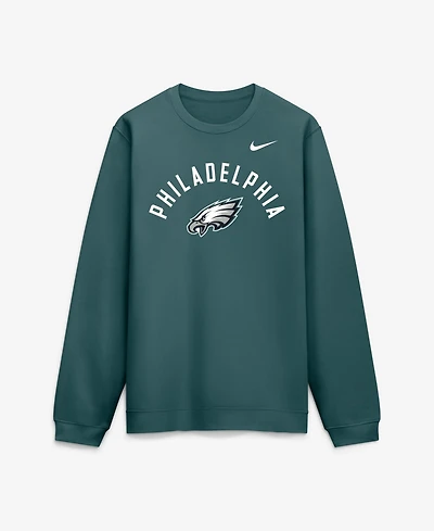 Nike Men's Midnight Green Philadelphia Eagles Defensive Leader Club Fleece Pullover Sweatshirt