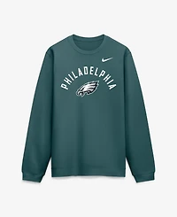 Nike Men's Midnight Green Philadelphia Eagles Defensive Leader Club Fleece Pullover Sweatshirt