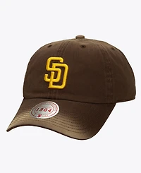 Mitchell & Ness Men's and Women's Brown San Diego Padres 1904 Soft Wash Adjustable Hat
