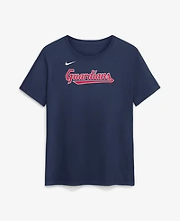 Nike Women's Travis Bazzana Navy Cleveland Guardians Name & Number T-Shirt