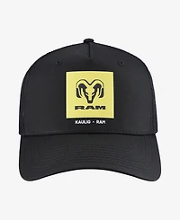 Kaulig Racing Men's and Women's x Ram Black Square Trucker Adjustable Hat