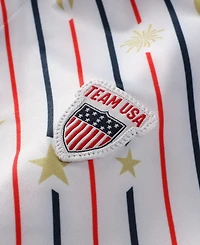 Chubbies Men's White Team Usa The Life, Liberty, Candles Performance Polo Shirt