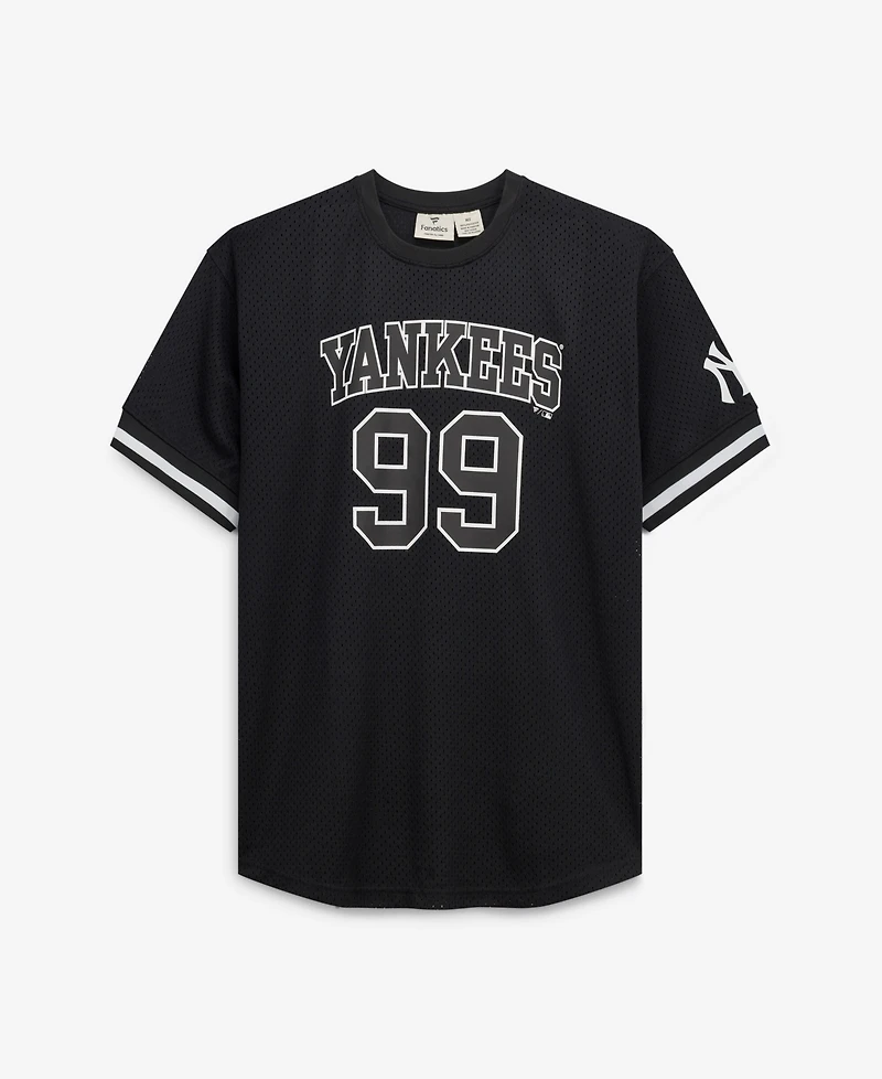 Fanatics Men's Aaron Judge Black/White New York Yankees Big & Tall Heavyweight Mesh Jersey