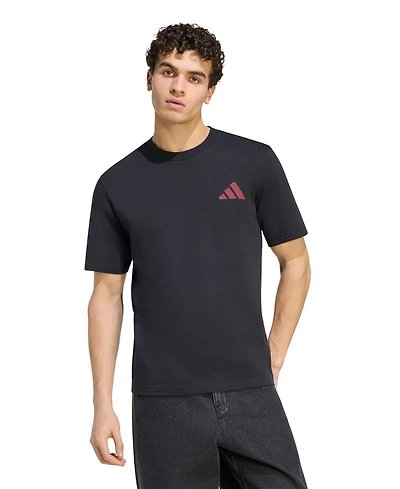 Adidas Men's Black Liverpool Graphic T-Shirt