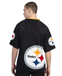 Starter Men's 2-Pack Black/White Pittsburgh Steelers Short Sleeve Long Combo Pack T-Shirt