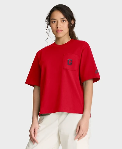 Nike Women's Red Georgia Bulldogs Legacy Pocket Boxy T-Shirt