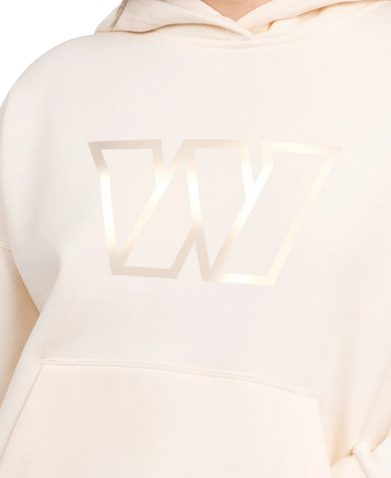 Starter Women's Cream Washington Commanders Pastel Relaxed Travel Hoodie