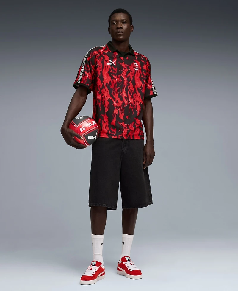 Puma Men's Red Ac Milan King Retro Jersey