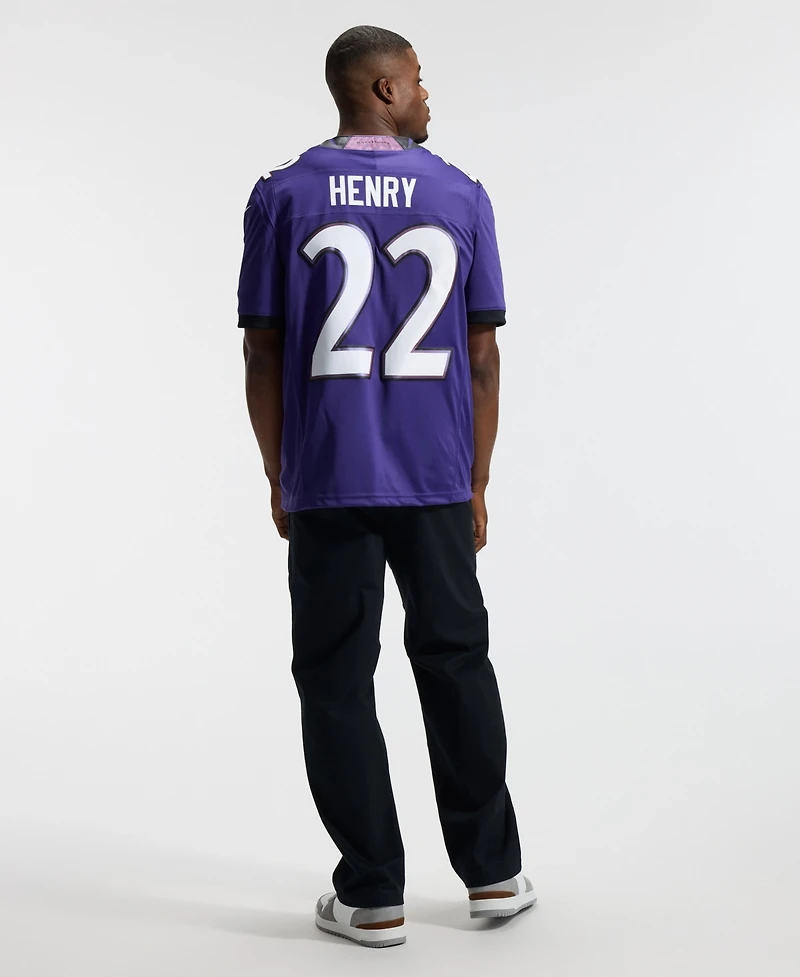 Nike Men's Derrick Henry Purple Baltimore Ravens Team Vapor F.u.s.e. Stitched Limited Jersey