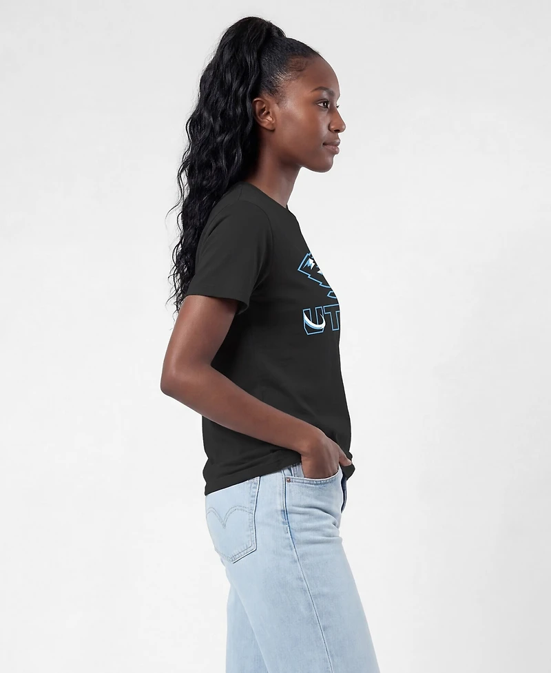 Champion Women's Black Utah Mammoth Wordmark Lockup T-Shirt