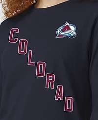 Champion Women's Navy Colorado Avalanche 2-Hit Long Sleeve T-Shirt