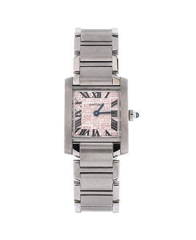 Pre-Owned Cartier Limited Edition Tank Francaise Quartz Watch in Stainless Steel 20mm