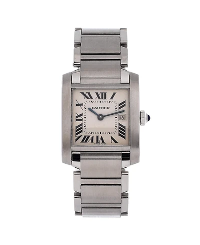 Pre-Owned Cartier Tank Francaise Quartz Watch in Stainless Steel 25mm