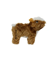Mighty Jr Farm Goat 2 Pack, Durable Plush Squeaky Dog Toy