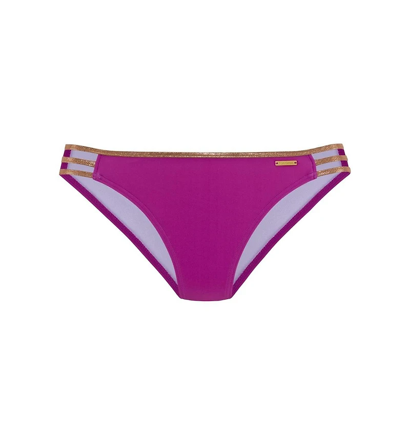 Lascana Women's Metallic Trim Strappy Bikini Swimsuit Bottom