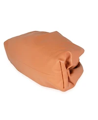 Pre-Owned Bottega Veneta Tan Calfskin Leather Pouch