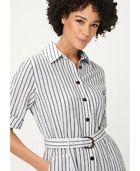 Olsen Women's Stripe Shirt Dress