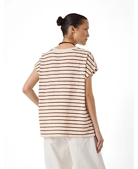 Hush Women's Petra Cotton Relaxed Fit T-shirt