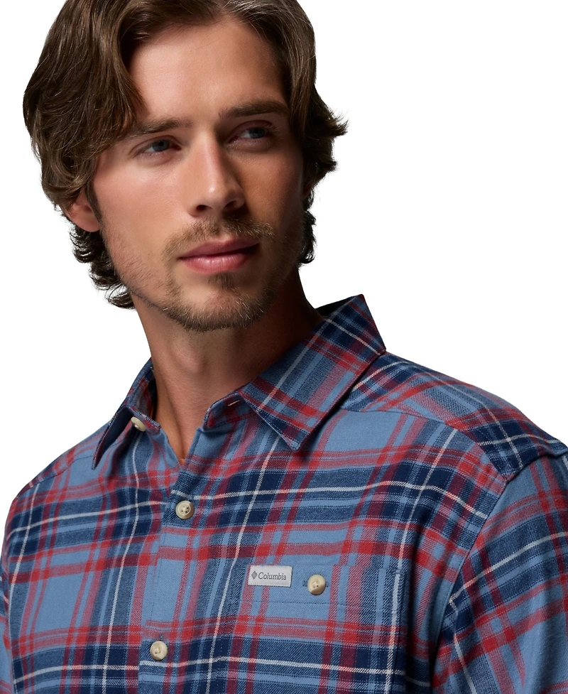 Columbia Men's Cornell Woods Flannel Long Sleeve Shirt