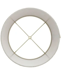 Springcrest 13" Top x 15" Bottom x 11" High x 11" Slant Print Lamp Shade Replacement Tapered Spider Harp Finial