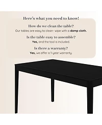 Grain and Grove Crew Dining Table (60in)