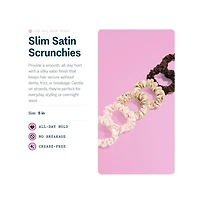 Gimme Beauty Slim Satin Hair Scrunchies Soft