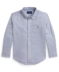 Polo Ralph Lauren Boys' 2T-7 Checked Performance Oxford Shirt