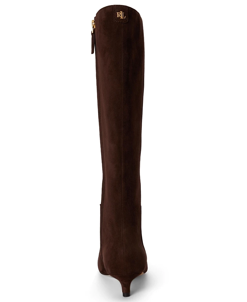 Lauren Ralph Women's Francesca Zipper Tall Boots