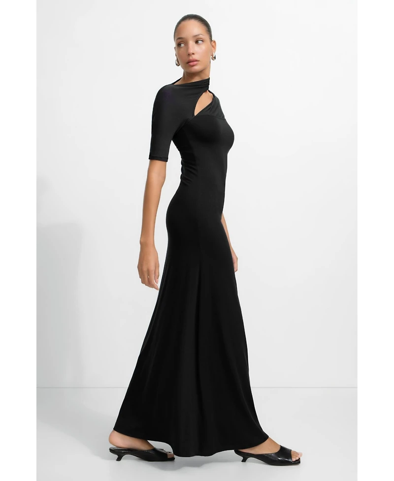 Marcella Women's Zola Ruched Cutout Dress