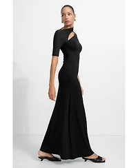 Marcella Women's Zola Ruched Cutout Dress