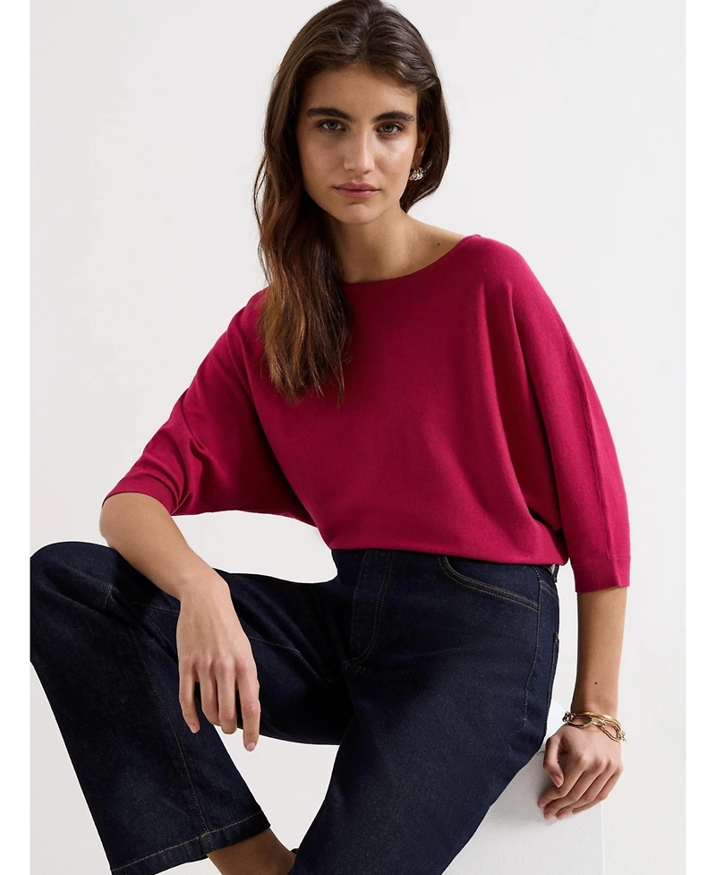 Phase Eight Women's Cristine Boat Neck Draped Knit Jumper