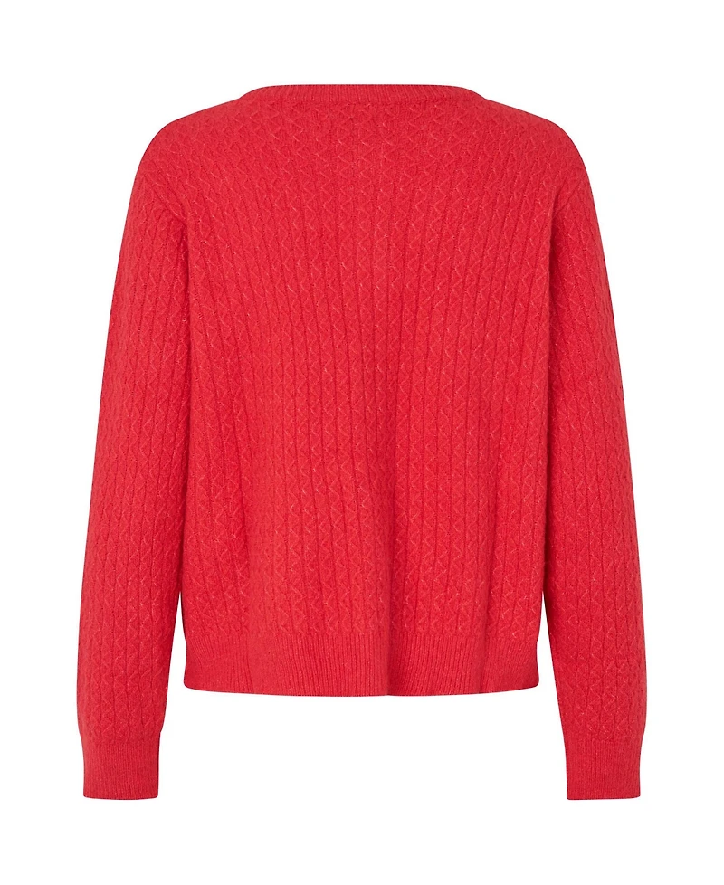 Masai Copenhagen Women's MaLeryntha Cable-Knit Button-Front Cardigan