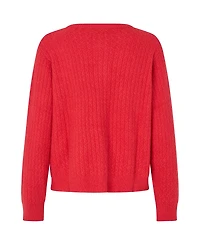 Masai Copenhagen Women's MaLeryntha Cable-Knit Button-Front Cardigan