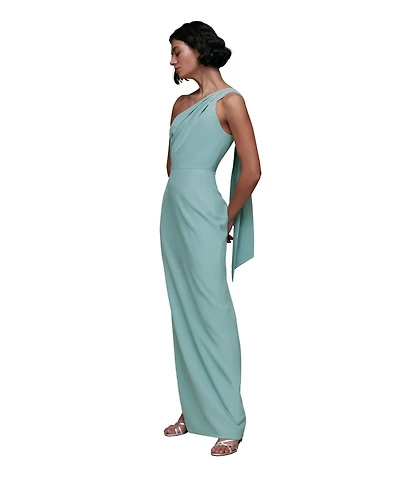 Whistles Women's Bethan One-Shoulder Maxi Wedding Guest Dress