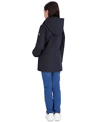 Michael Kors Toddler Girls' 2T-5T Asymetric Zip Softshell Stadium Length Jacket